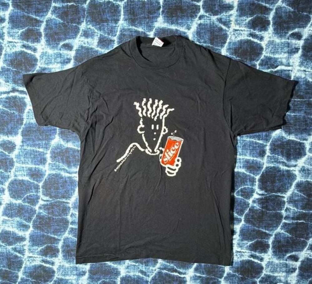 Vintage 1985 Fido Dido Slice Mandarin Orange Soda Graphic T-Shirt